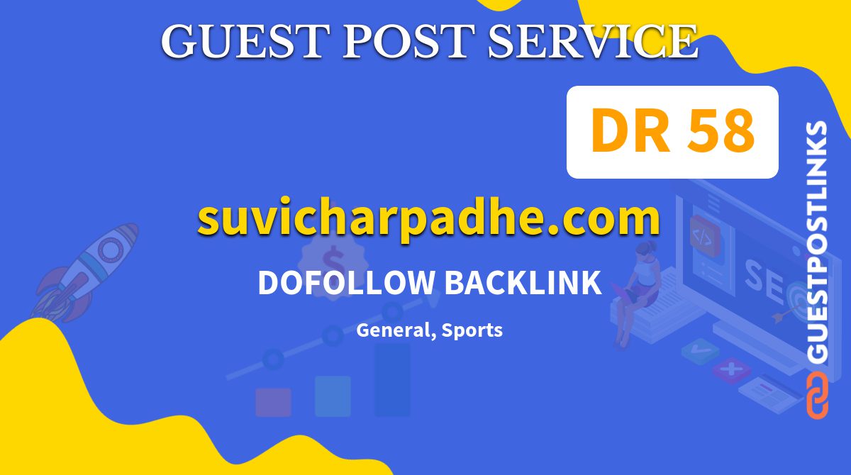 Buy Guest Post on suvicharpadhe.com