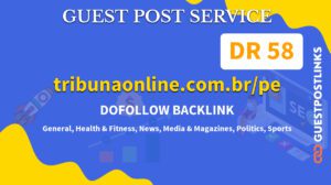 Buy Guest Post on tribunaonline.com.br/pe