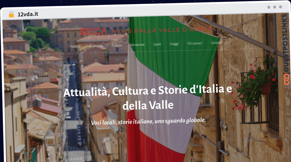 Publish Guest Post on 12vda.it