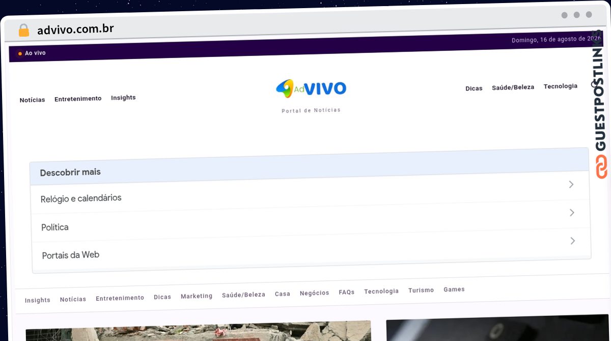Publish Guest Post on advivo.com.br