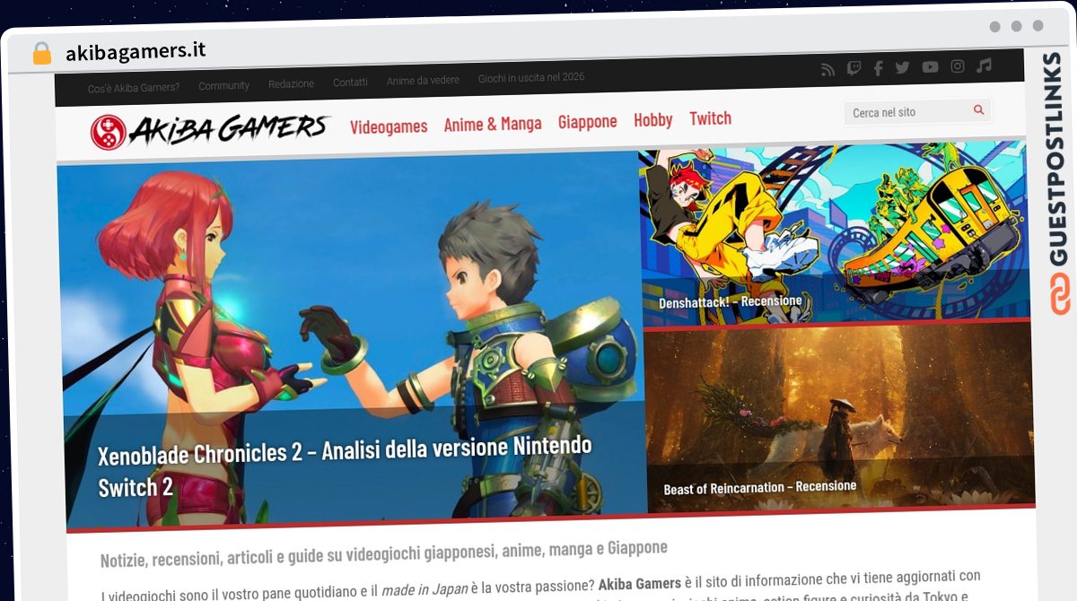 Publish Guest Post on akibagamers.it