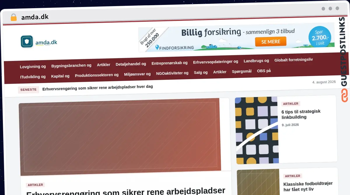 Publish Guest Post on amda.dk