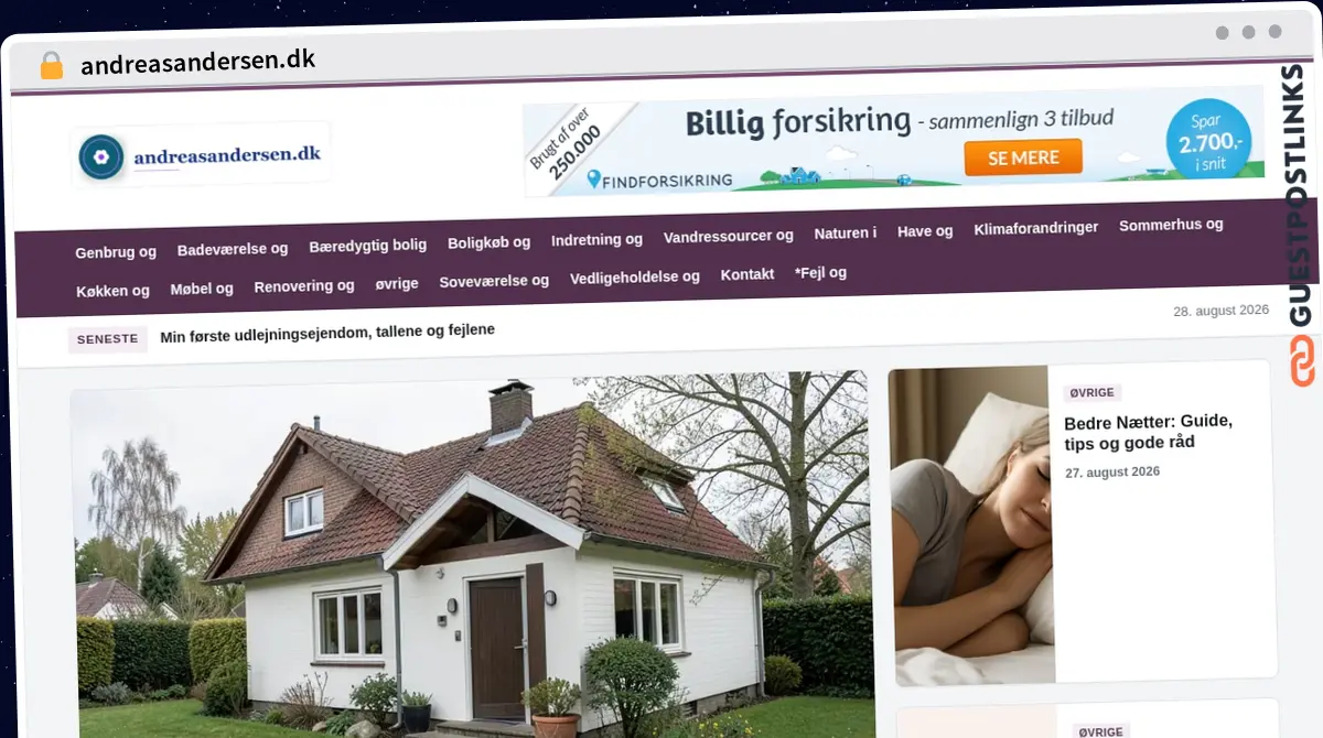 Publish Guest Post on andreasandersen.dk