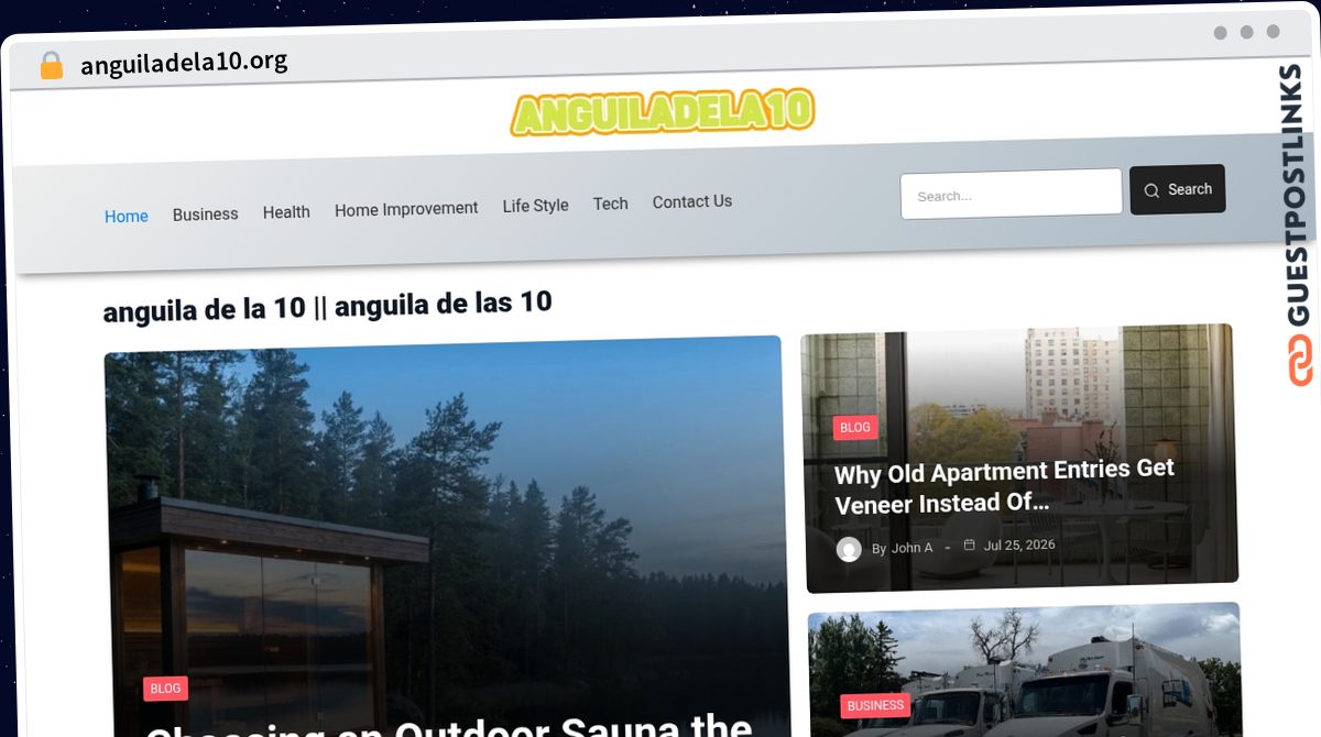 Publish Guest Post on anguiladela10.org