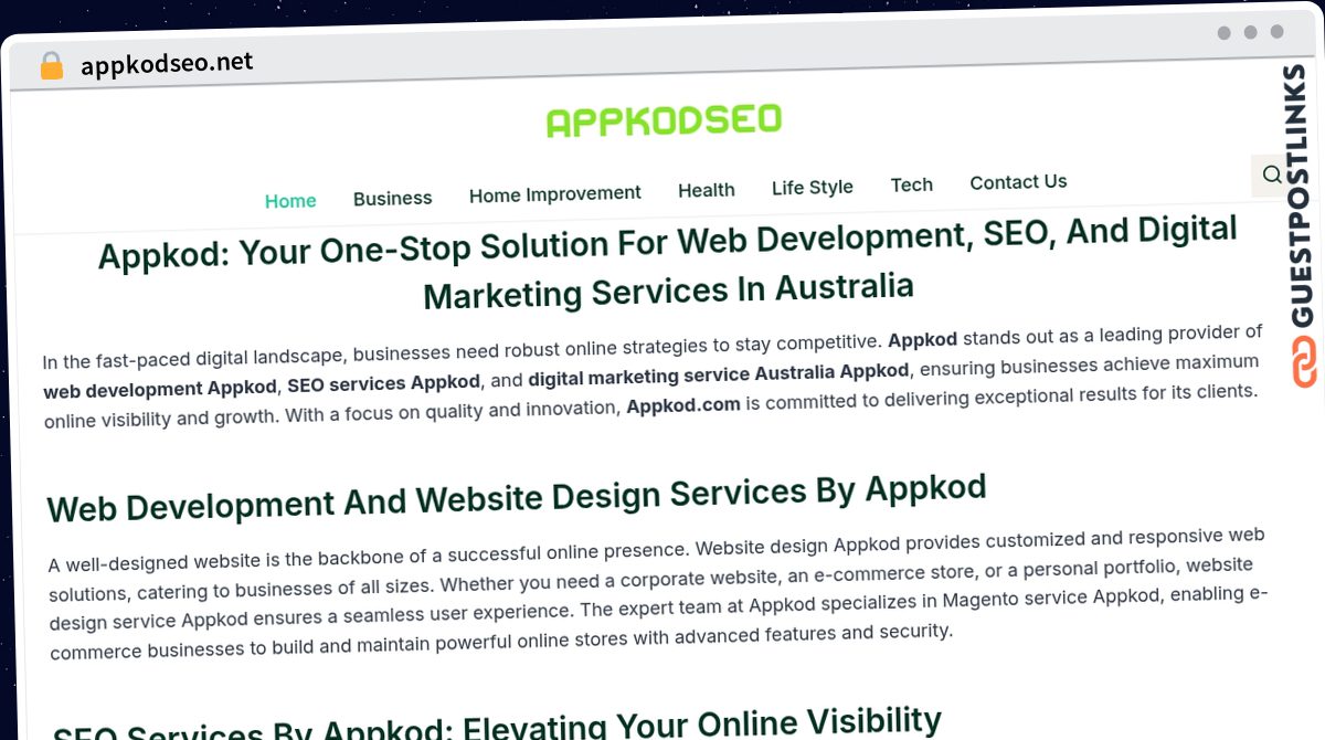 Publish Guest Post on appkodseo.net