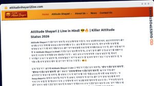 Publish Guest Post on attitudeshayari2line.com