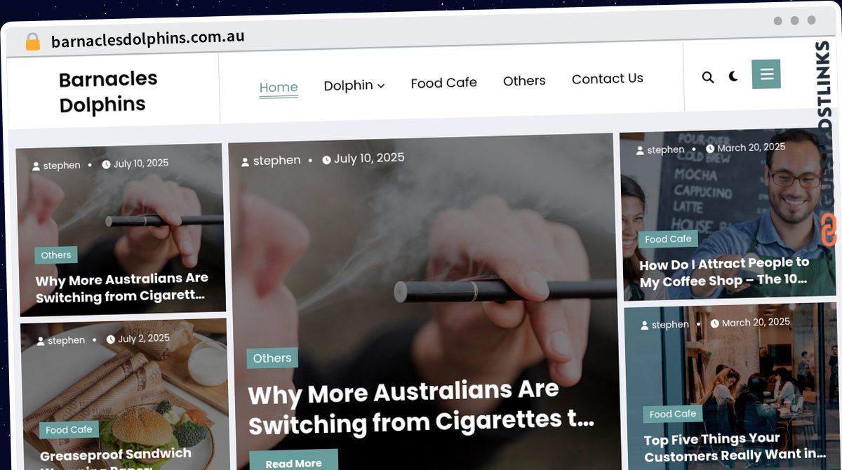 Publish Guest Post on barnaclesdolphins.com.au