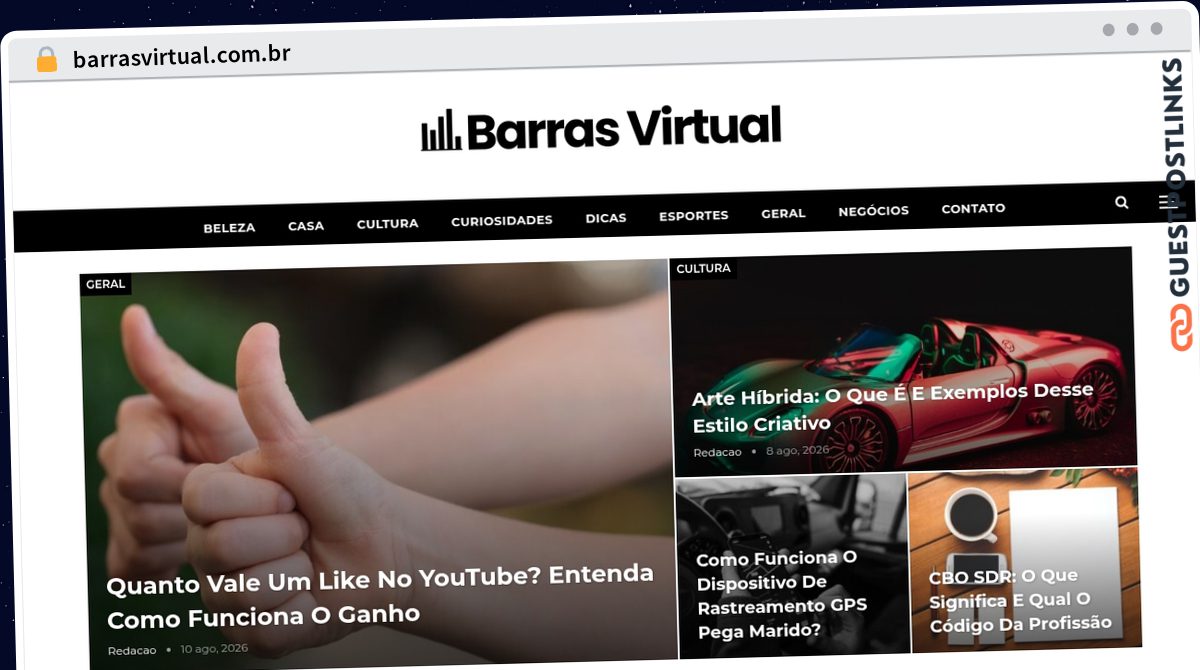 Publish Guest Post on barrasvirtual.com.br