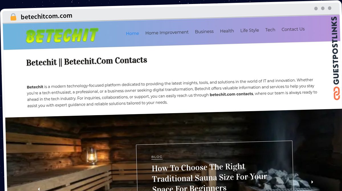 Publish Guest Post on betechitcom.com