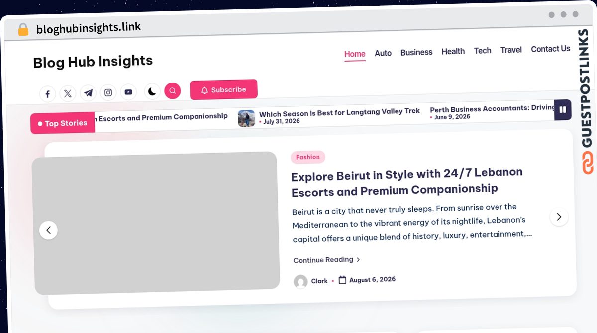 Publish Guest Post on bloghubinsights.link