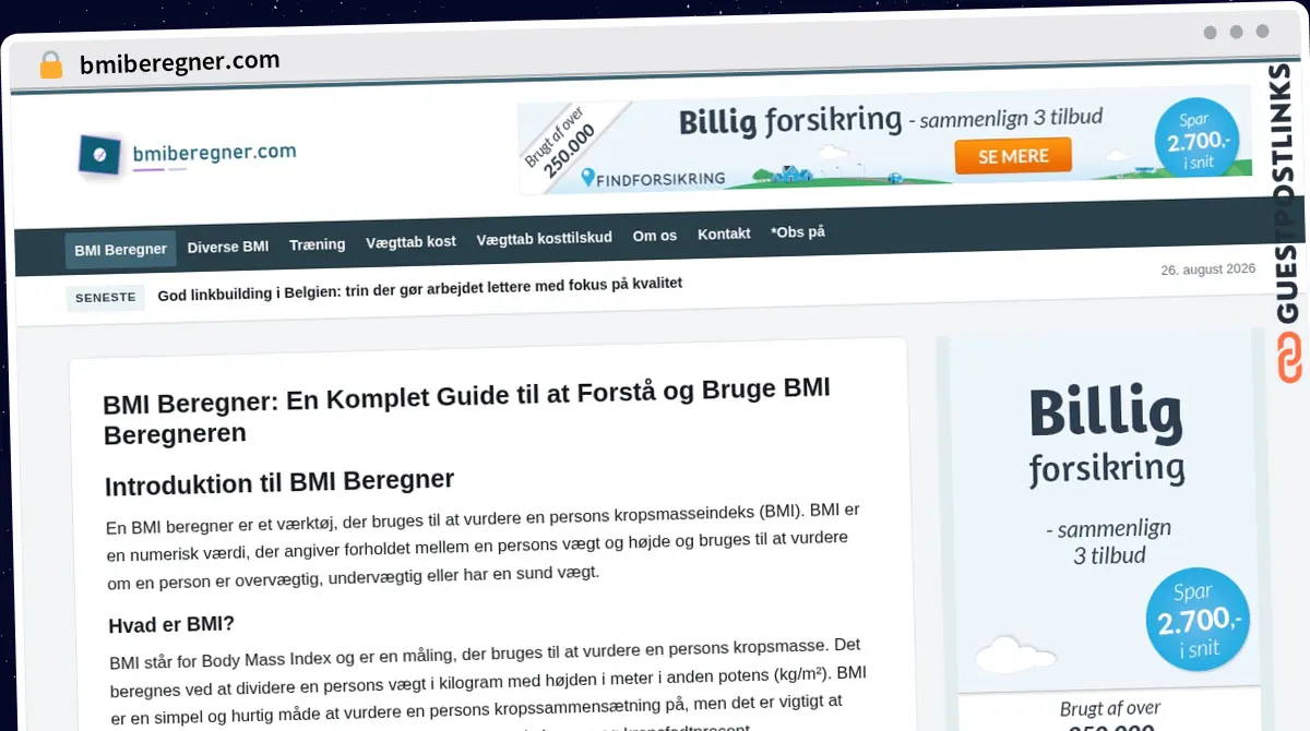 Publish Guest Post on bmiberegner.com