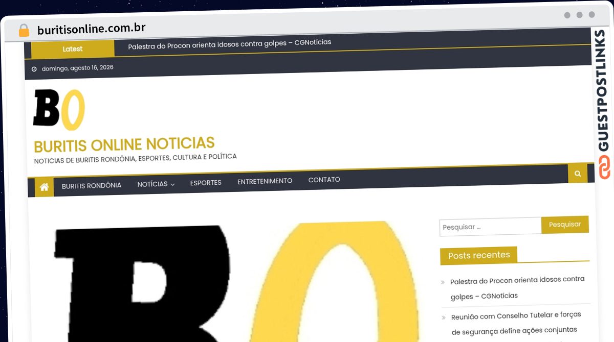 Publish Guest Post on buritisonline.com.br
