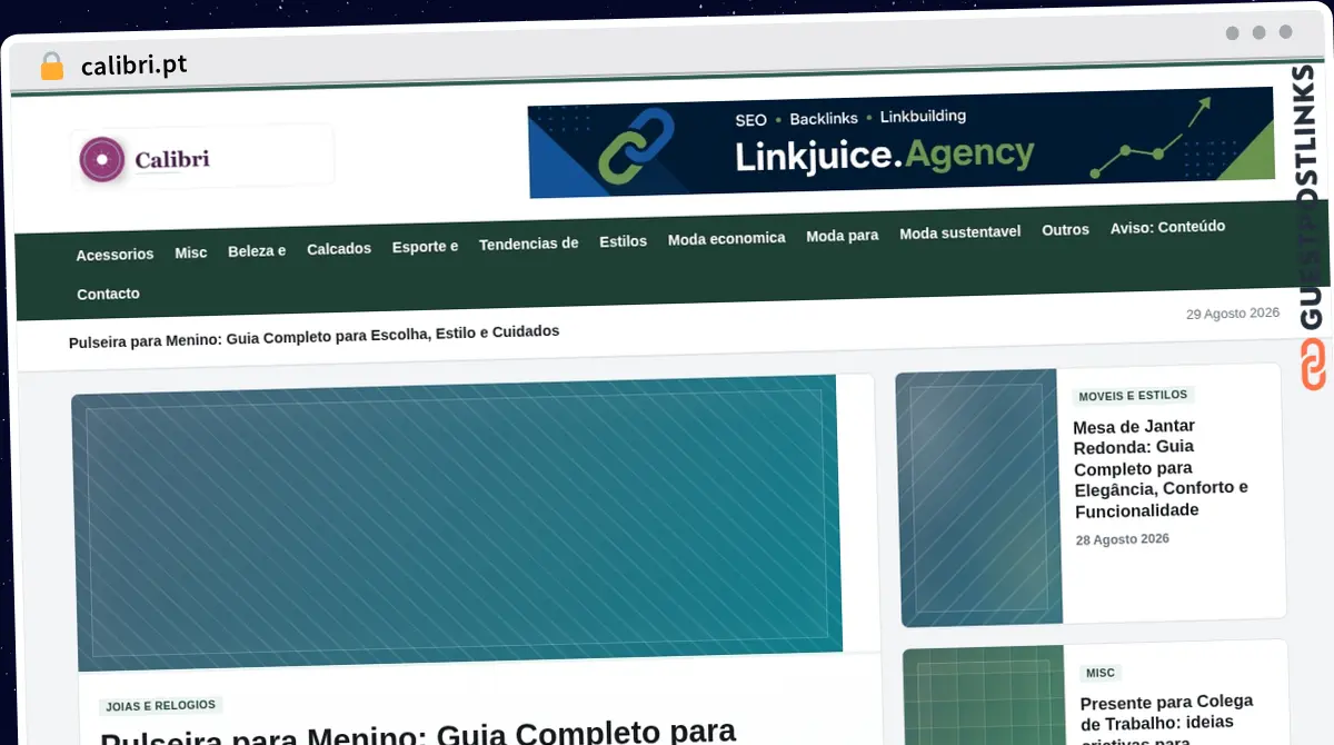 Publish Guest Post on calibri.pt