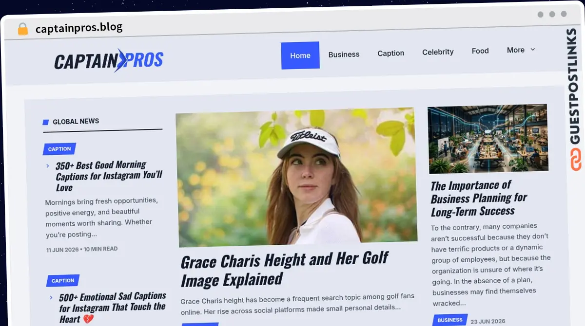 Publish Guest Post on captainpros.blog