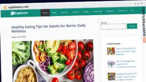 Publish Guest Post on captionora.com