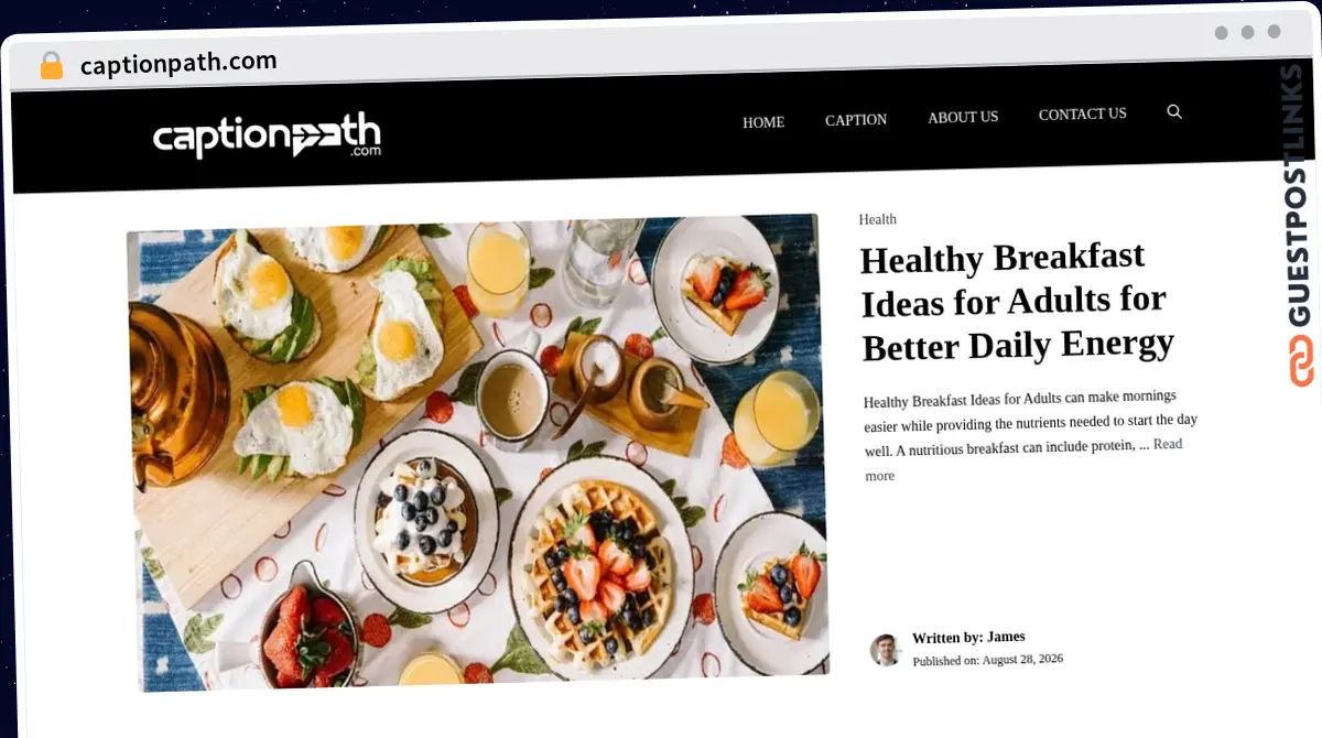 Publish Guest Post on captionpath.com