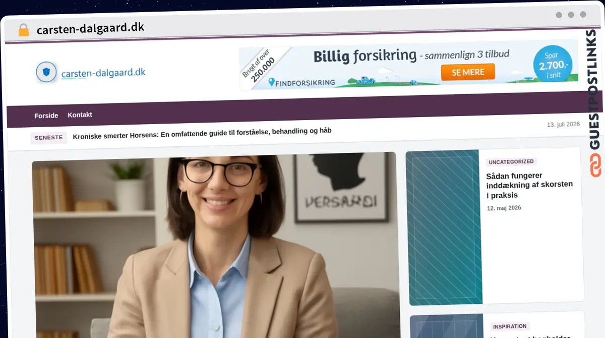 Publish Guest Post on carsten-dalgaard.dk