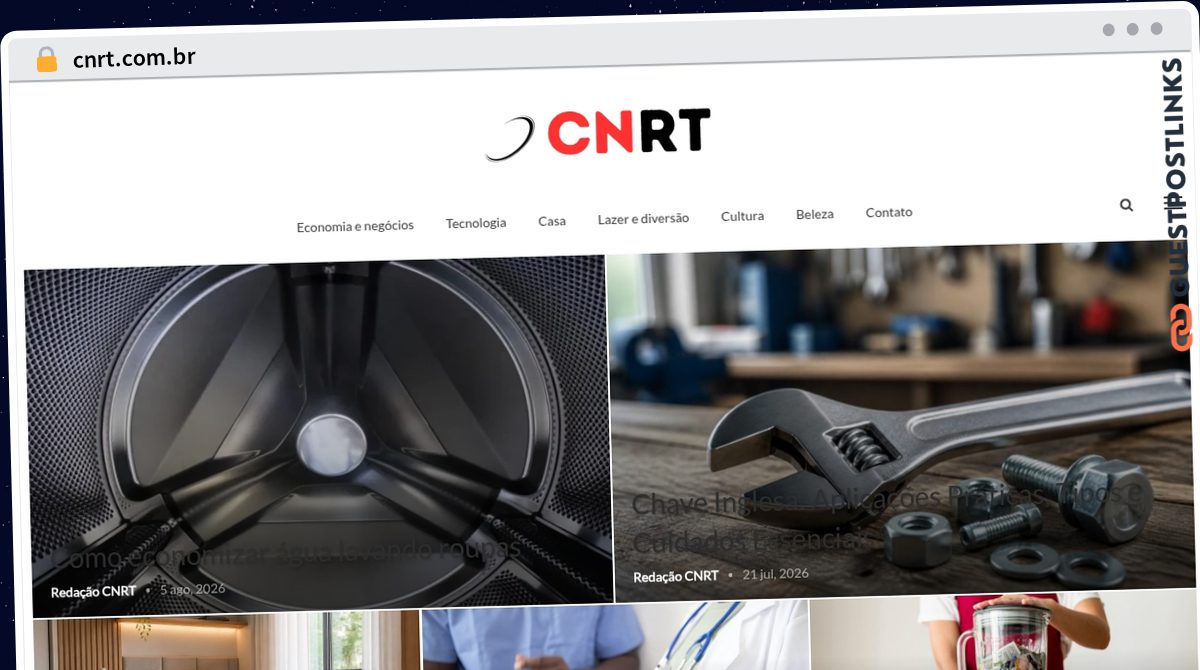 Publish Guest Post on cnrt.com.br