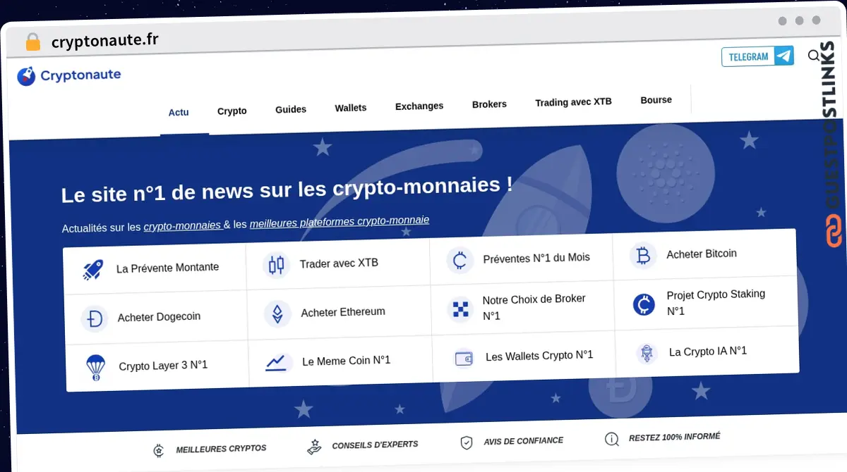 Publish Guest Post on cryptonaute.fr