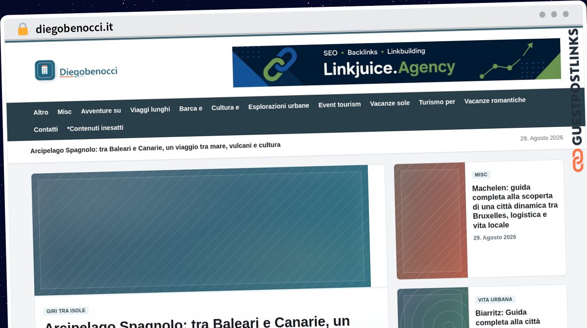 Publish Guest Post on diegobenocci.it