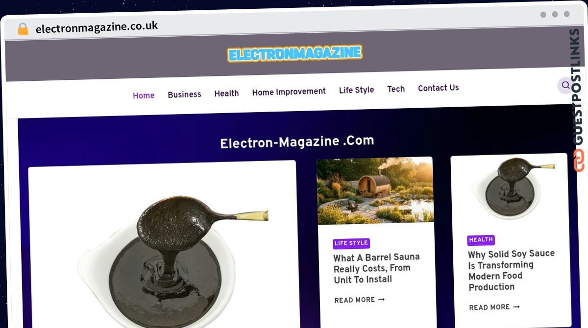 Publish Guest Post on electronmagazine.co.uk