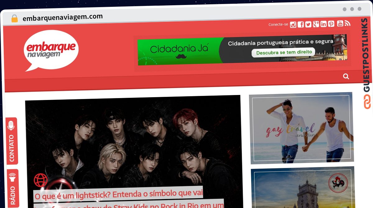 Publish Guest Post on embarquenaviagem.com