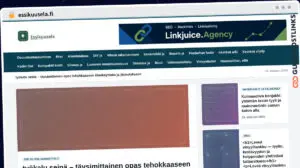 Publish Guest Post on essikuusela.fi