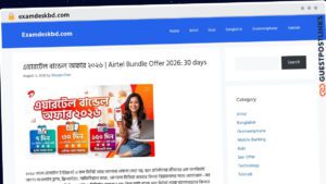Publish Guest Post on examdeskbd.com