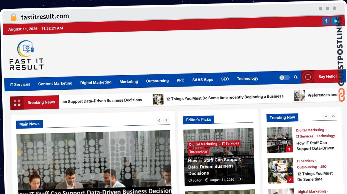 Publish Guest Post on fastitresult.com