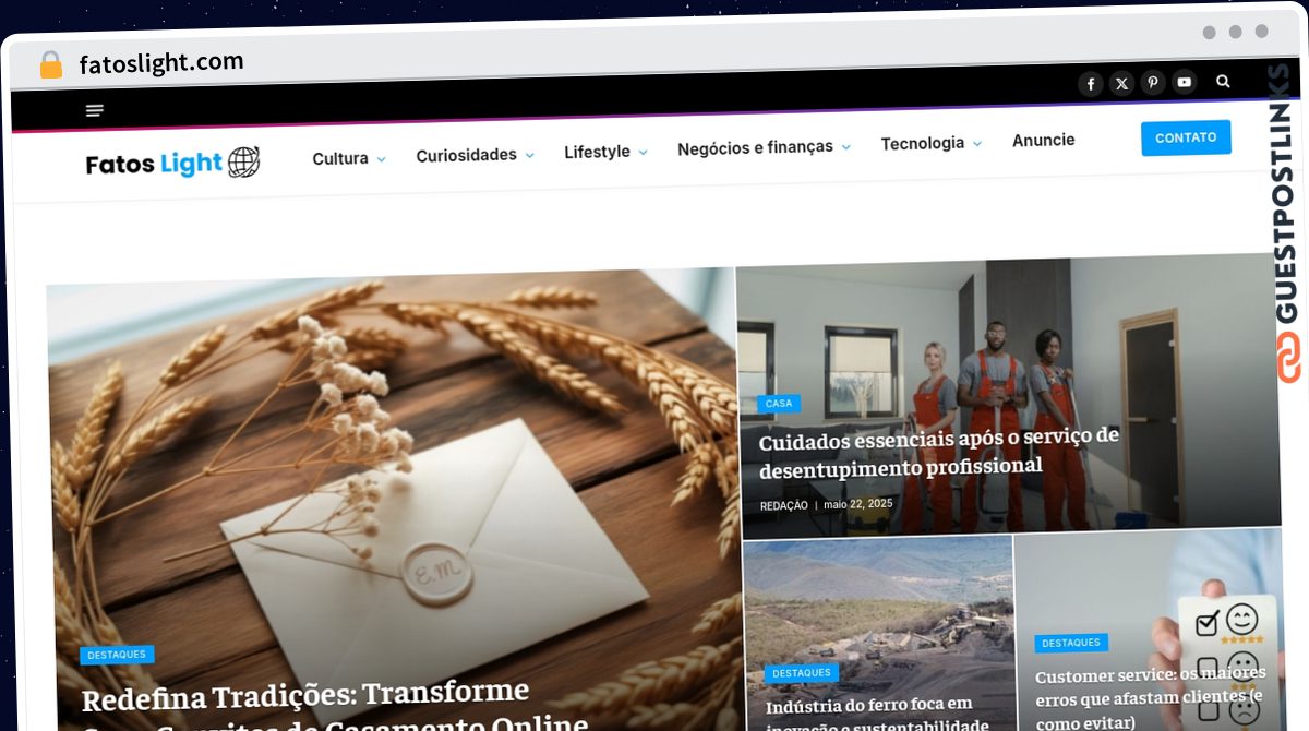 Publish Guest Post on fatoslight.com