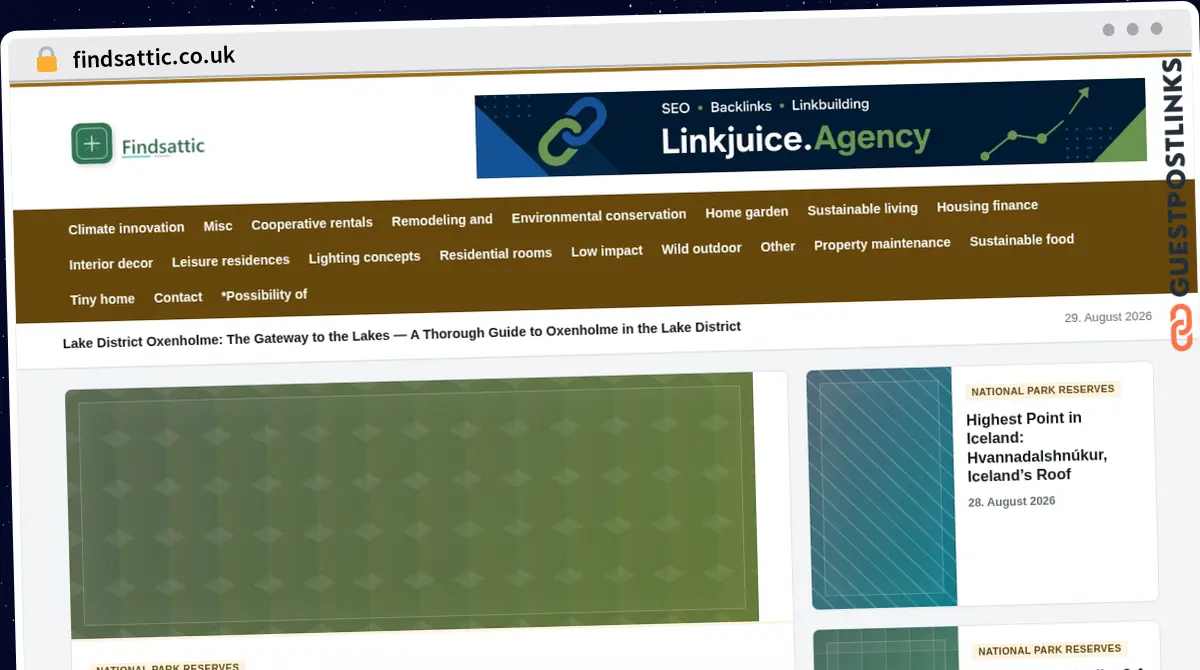 Publish Guest Post on findsattic.co.uk