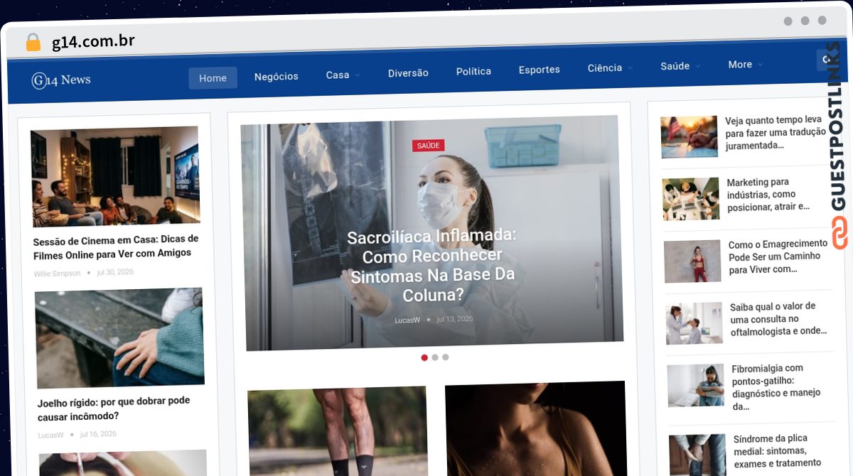 Publish Guest Post on g14.com.br