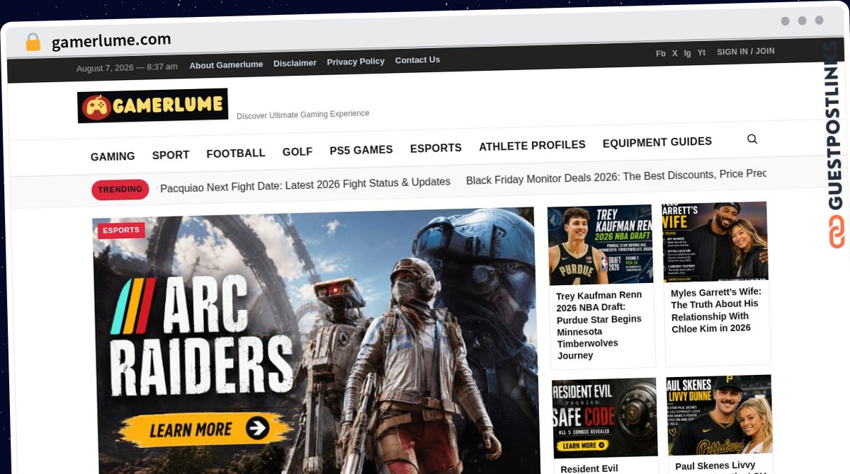 Publish Guest Post on gamerlume.com
