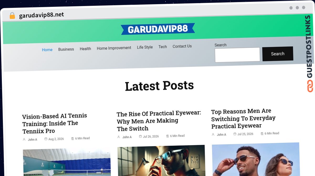 Publish Guest Post on garudavip88.net