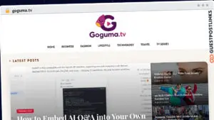 Publish Guest Post on goguma.tv