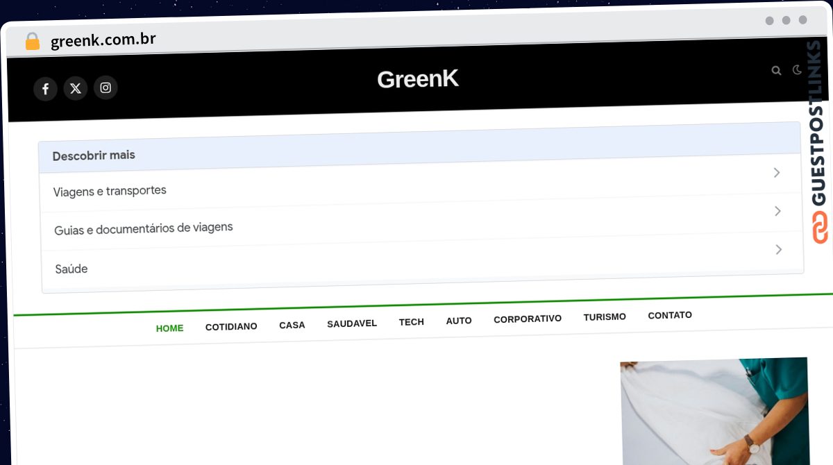 Publish Guest Post on greenk.com.br