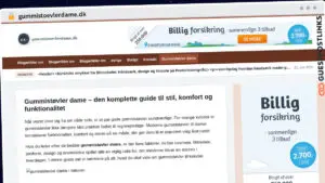 Publish Guest Post on gummistoevlerdame.dk