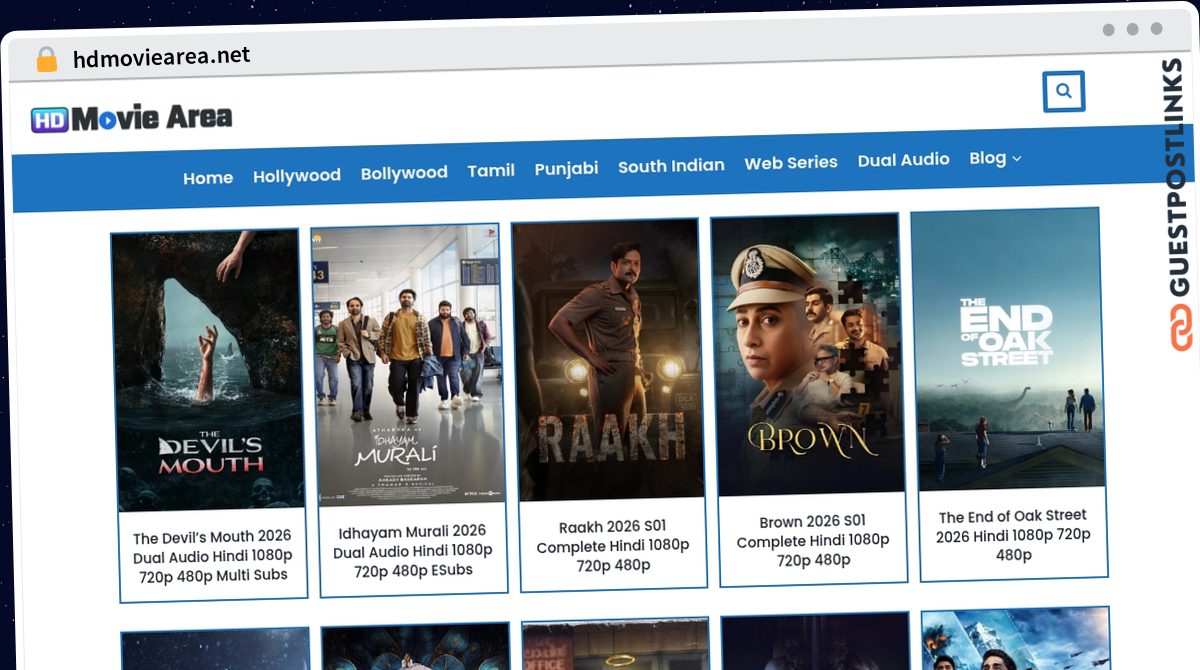 Publish Guest Post on hdmoviearea.net