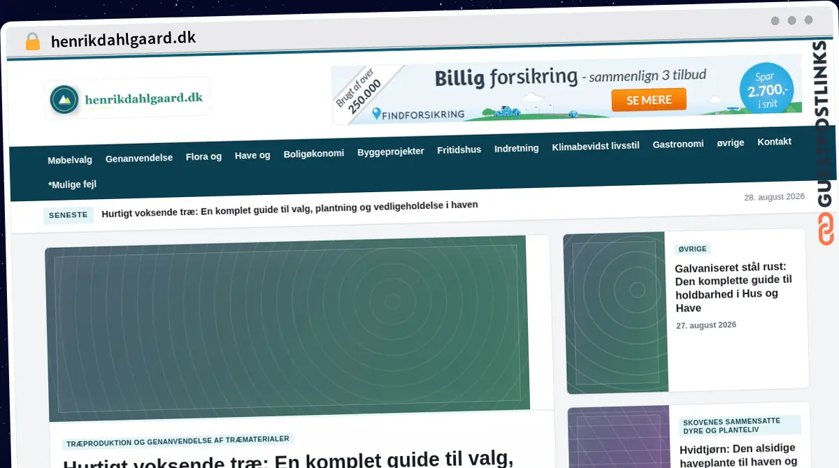 Publish Guest Post on henrikdahlgaard.dk