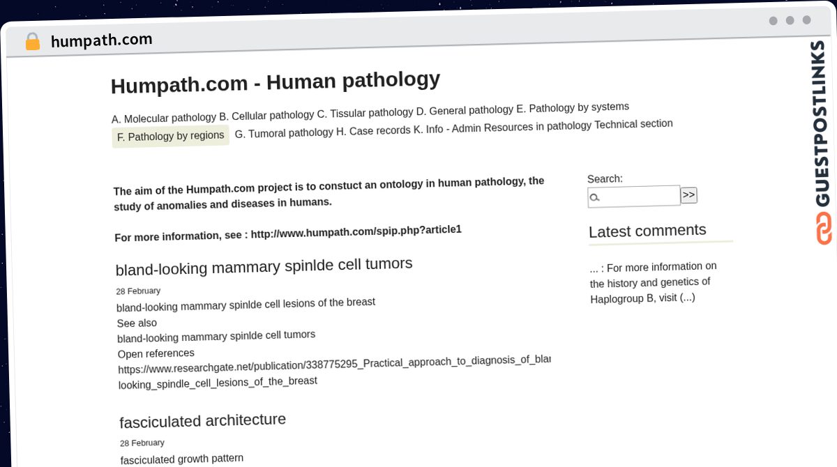 Publish Guest Post on humpath.com