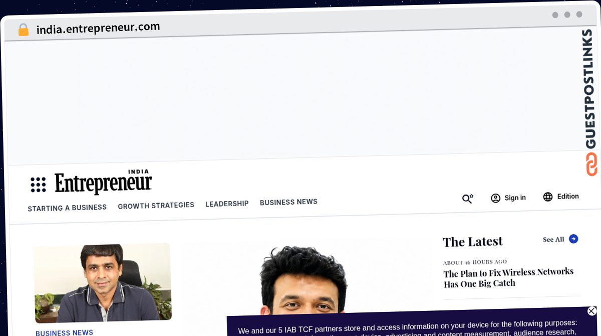 Publish Guest Post on india.entrepreneur.com