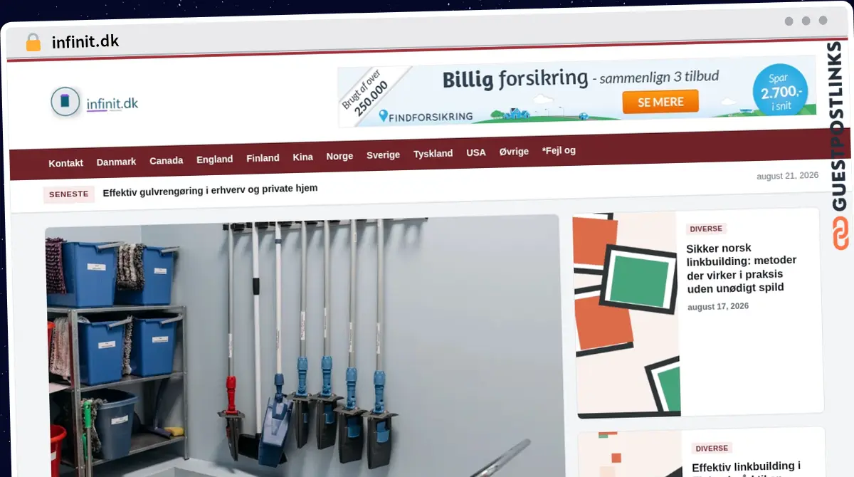 Publish Guest Post on infinit.dk