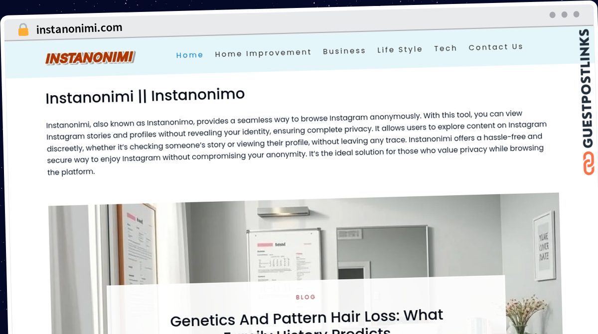 Publish Guest Post on instanonimi.com