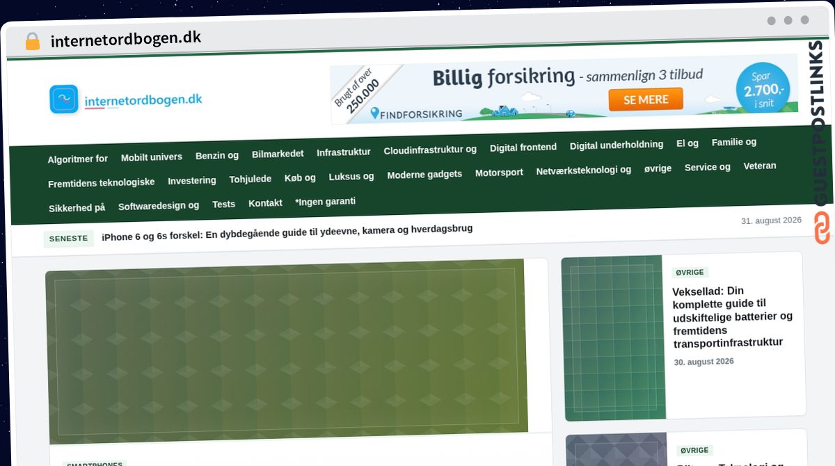 Publish Guest Post on internetordbogen.dk