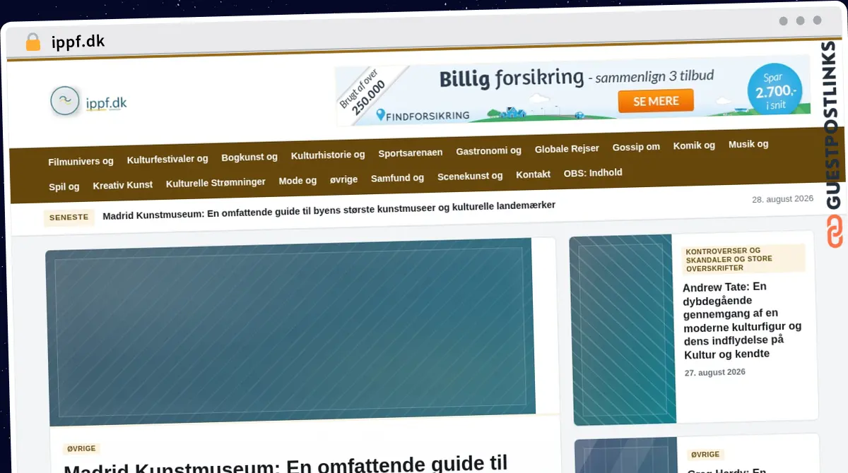 Publish Guest Post on ippf.dk