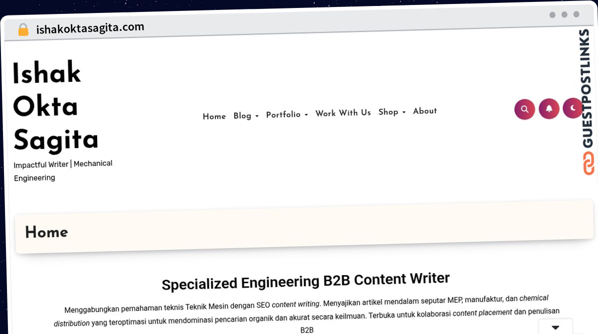 Publish Guest Post on ishakoktasagita.com