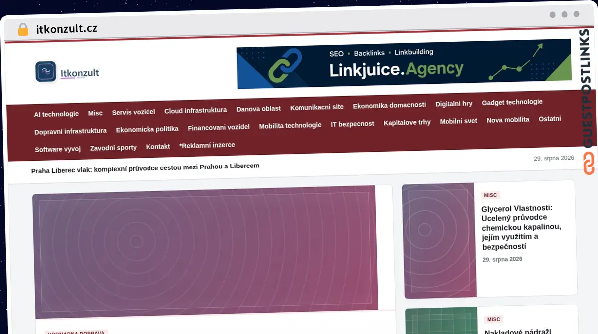 Publish Guest Post on itkonzult.cz