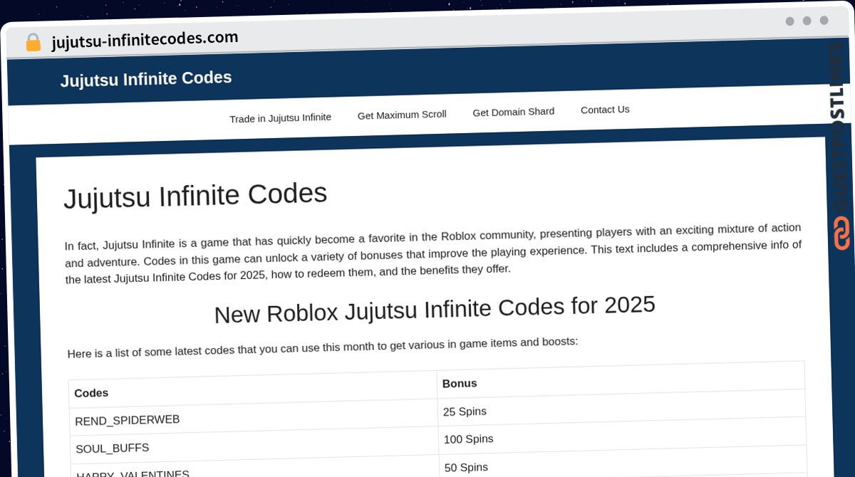 Publish Guest Post on jujutsu-infinitecodes.com