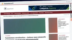 Publish Guest Post on kansanturva.fi