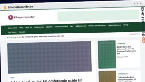 Publish Guest Post on kleopatrasunder.se